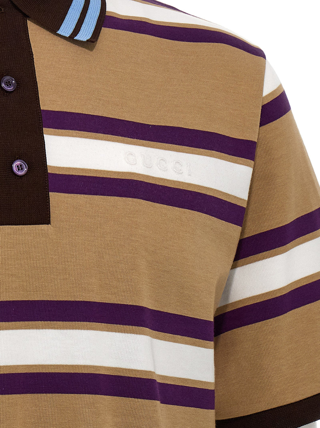 Gucci Embossed Logo Polo Shirt
