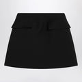 Alexander McQueen Black wool mini skirt