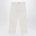 GUCCI White cotton trousers