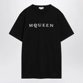 Alexander McQueen Black cotton jersey t-shirt
