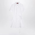 GUCCI White shirt dress in cotton