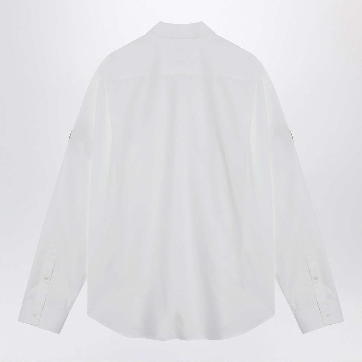 Balenciaga White Uniform Merch button-down shirt