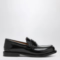 GUCCI Black loafer with removable GG detail
