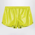GUCCI Lime green Shorts in leather