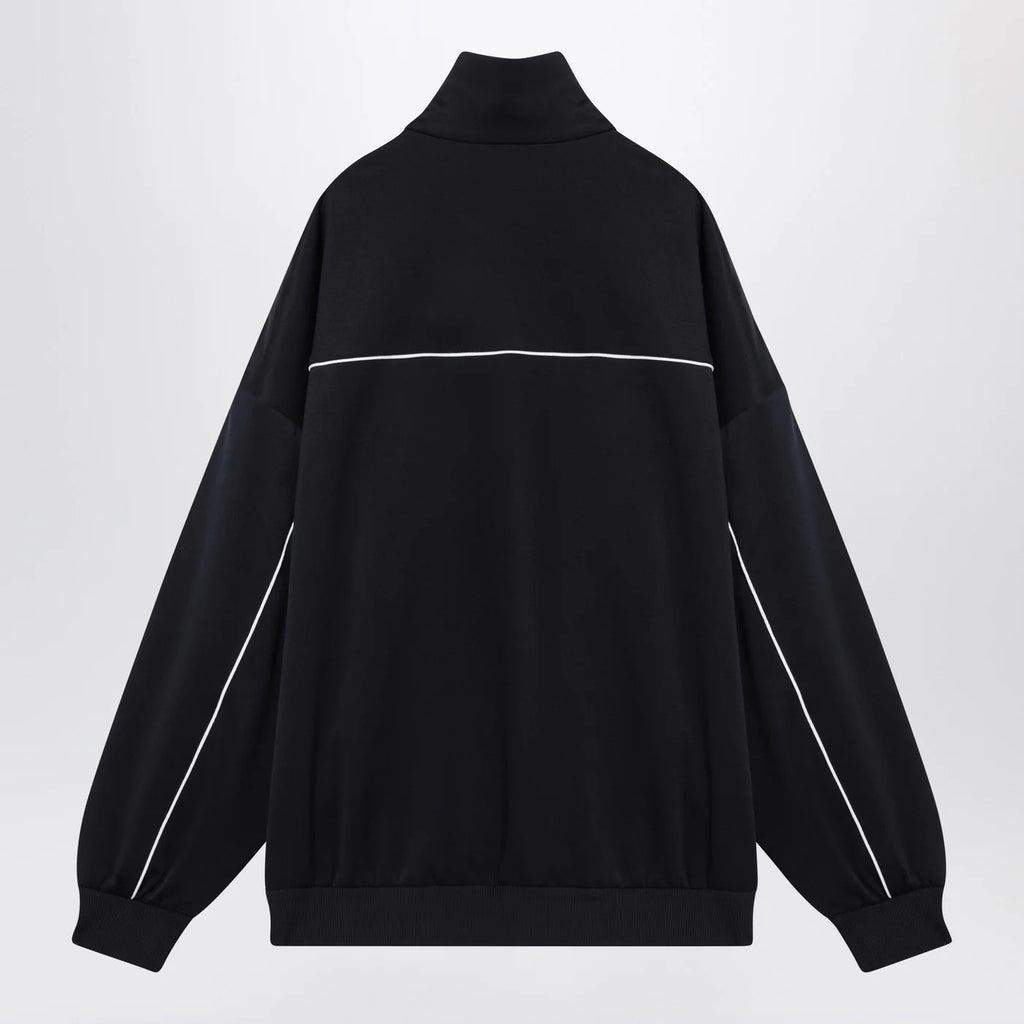 GUCCI Navy blue sweatshirt in technical jersey