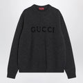 GUCCI Gray wool and cashmere sweater