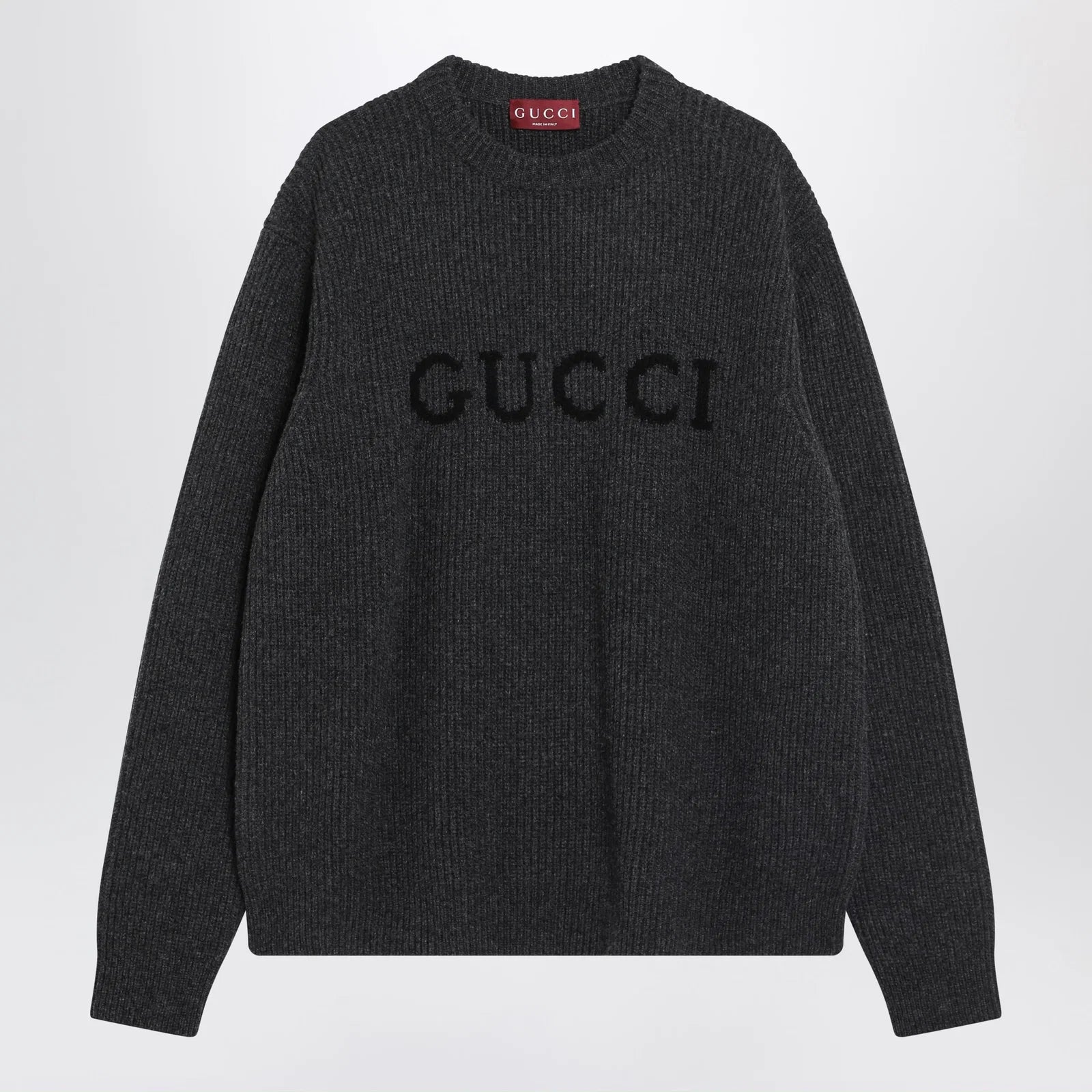 GUCCI Gray wool and cashmere sweater