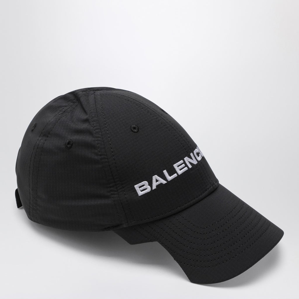Balenciaga Black/white logo baseball cap