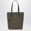 GUCCI Medium shopping bag in green GG fabric