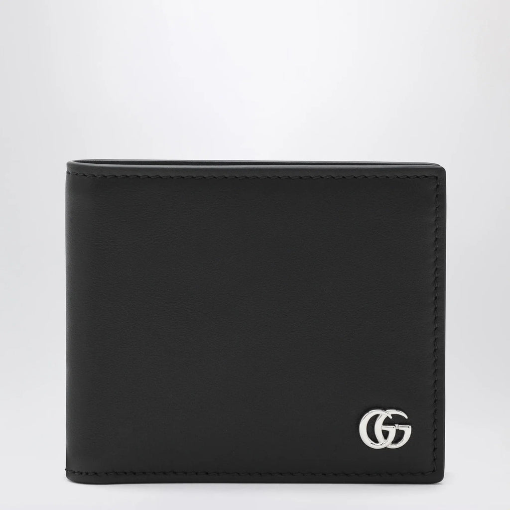 GUCCI Black GG Marmont Bi-Fold Wallet