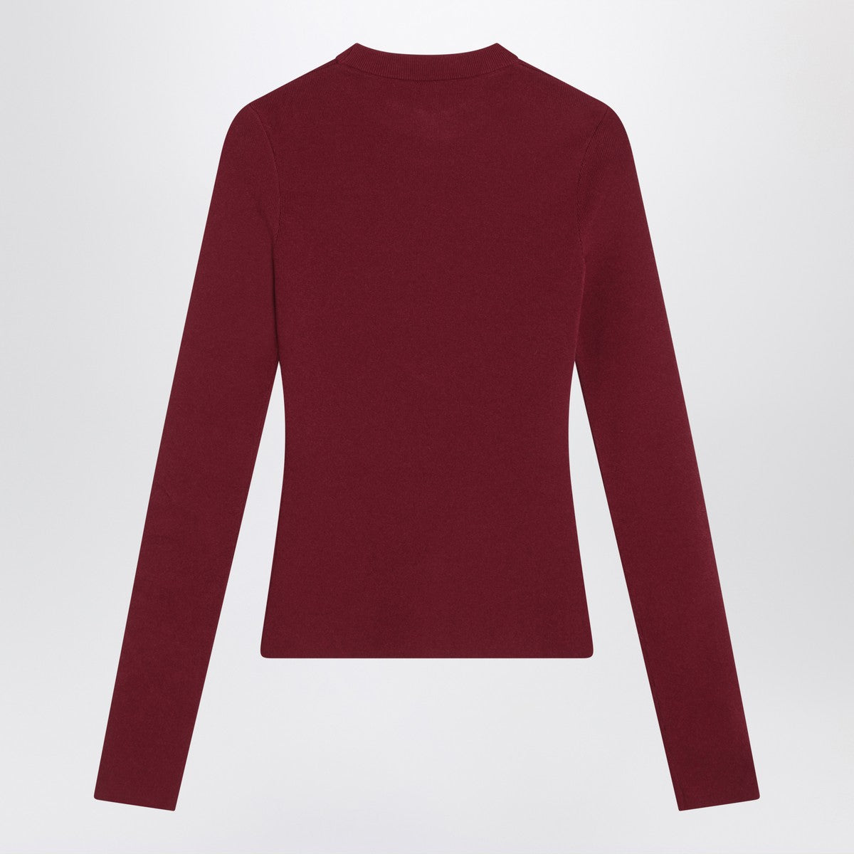 Balenciaga Ribbed burgundy Nano BB sweater