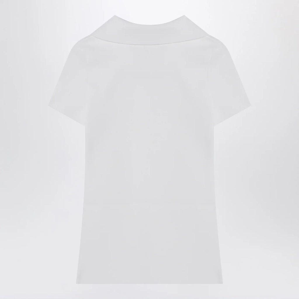 Balenciaga White short-sleeve Nano BB tank top