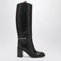 GUCCI Tall black boot with slim Horsebit