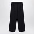 GUCCI Navy blue pants in technical jersey