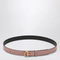 GUCCI Thin pink belt with Half Horsebit buckle