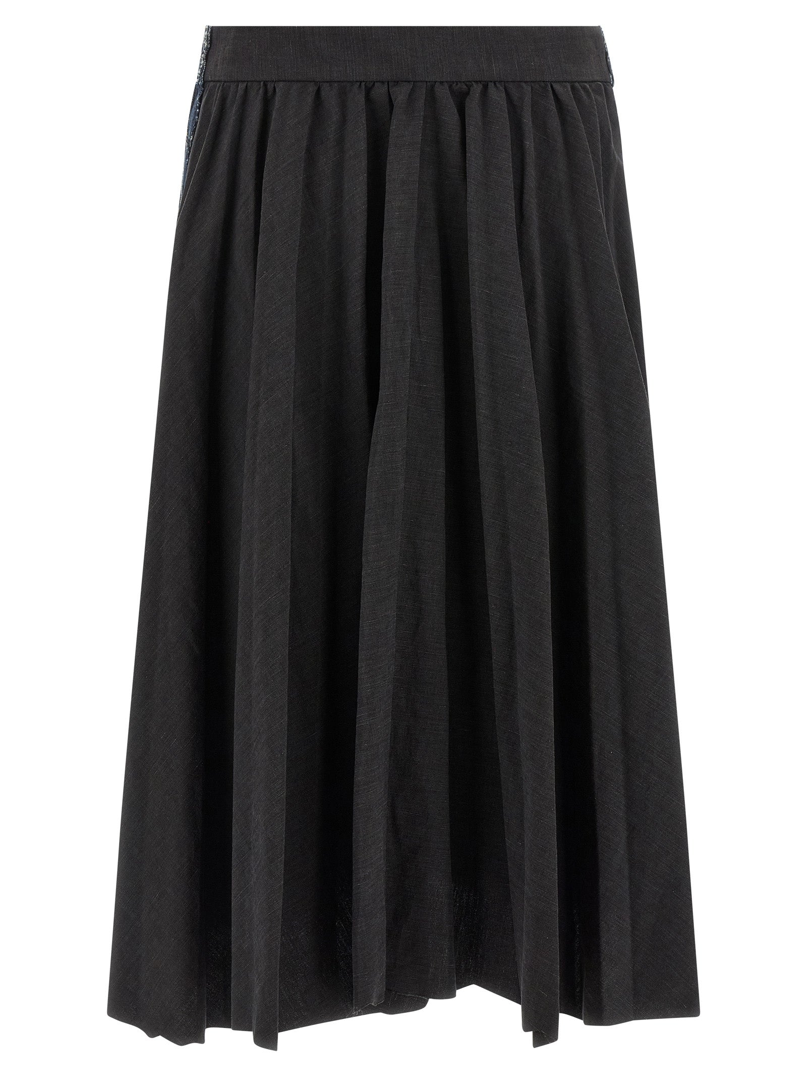 Balenciaga Hybrid Pleated Skirt