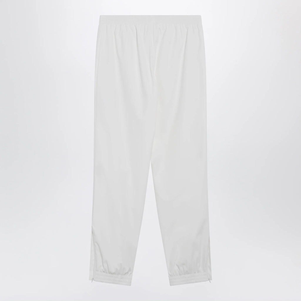 Balenciaga Logo jogging pants in white polyester