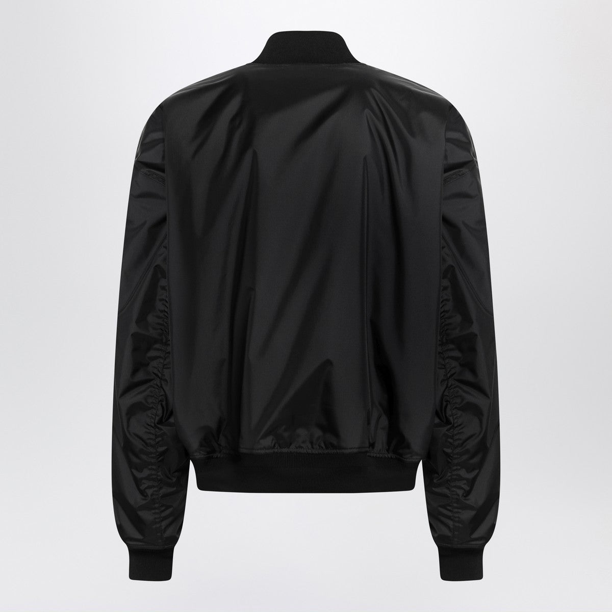Balenciaga Black nylon Uniform Merch Large Fit bomber