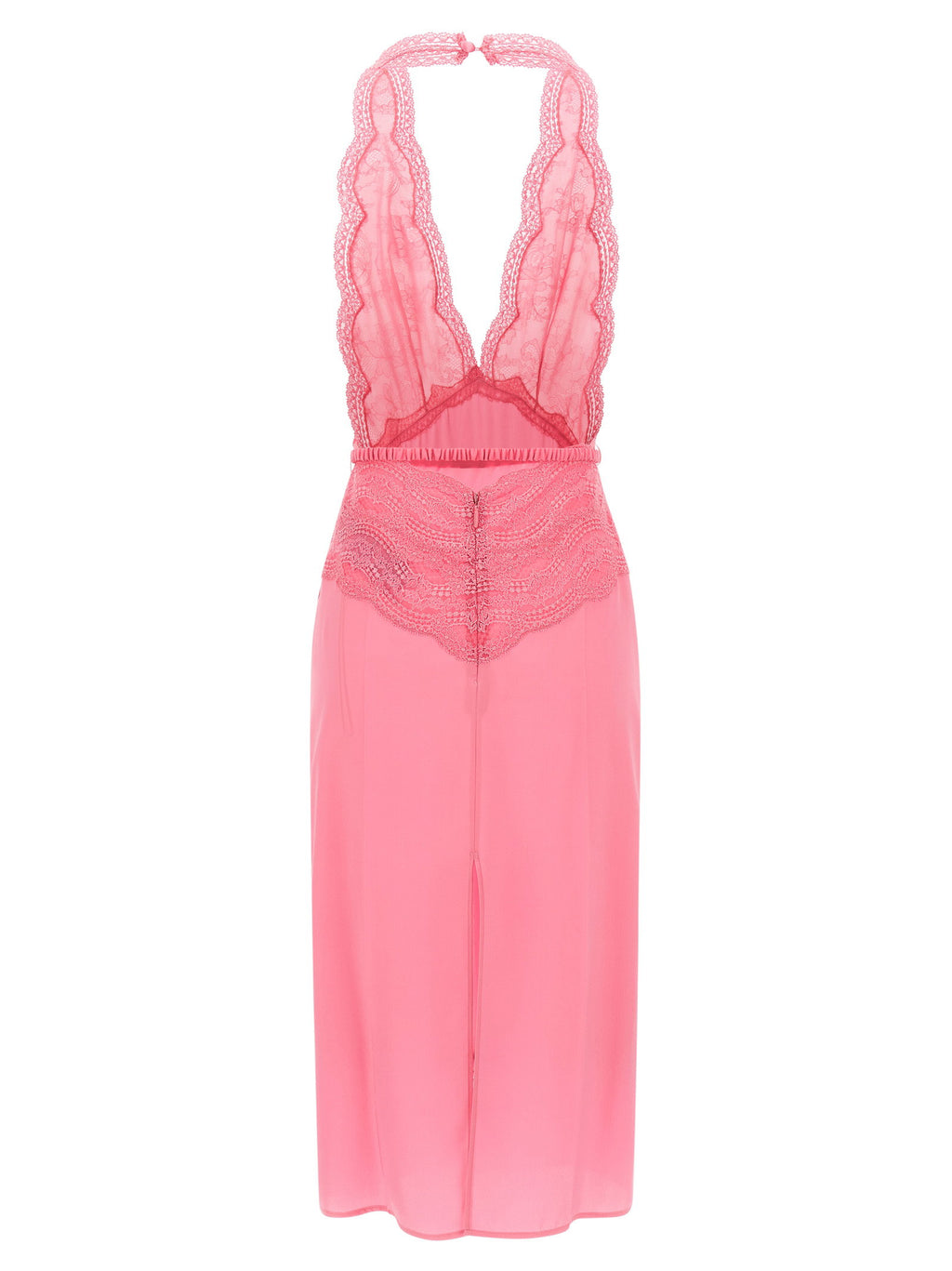 Gucci Satin And Lace Dress