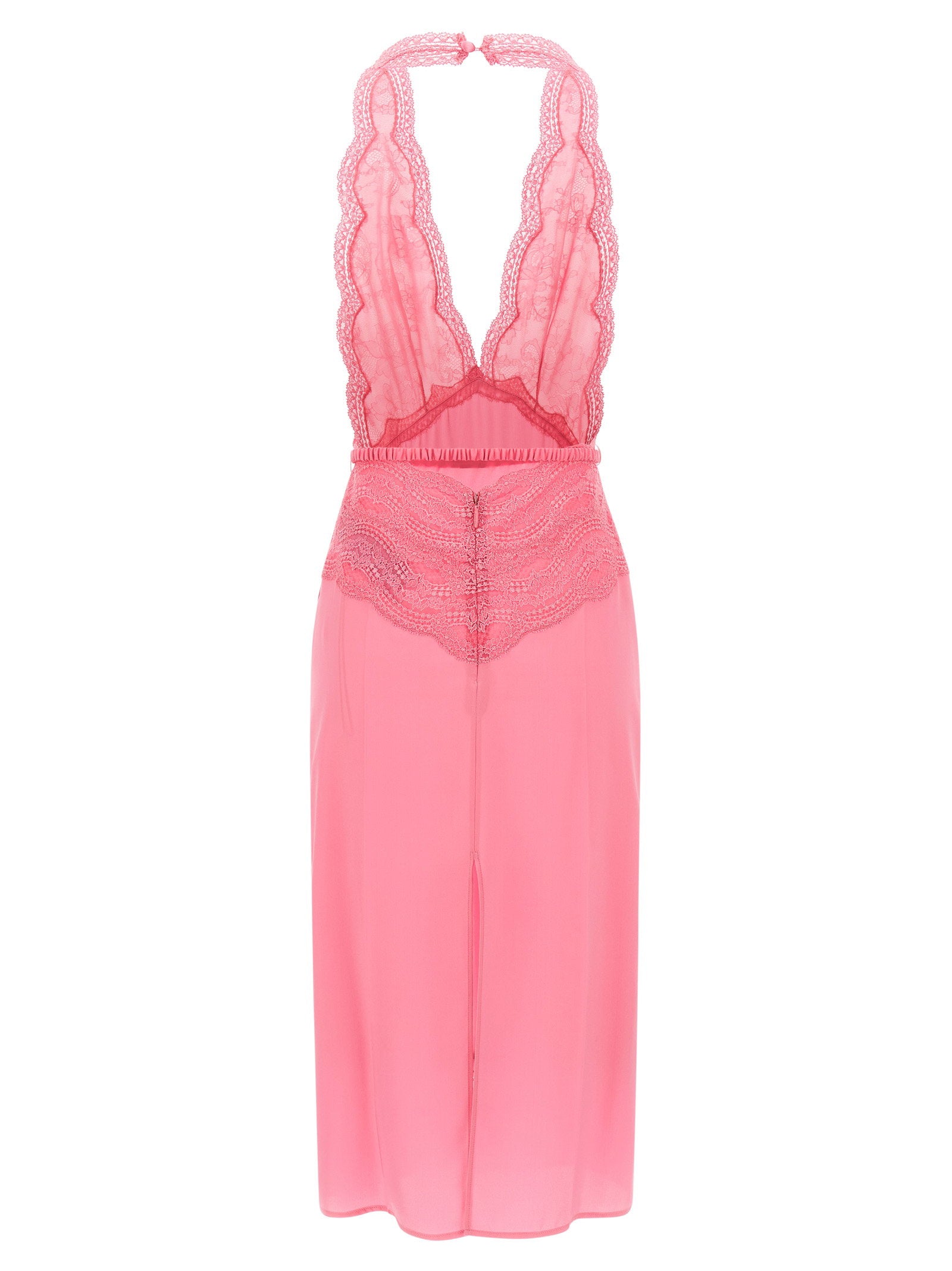 Gucci Satin And Lace Dress