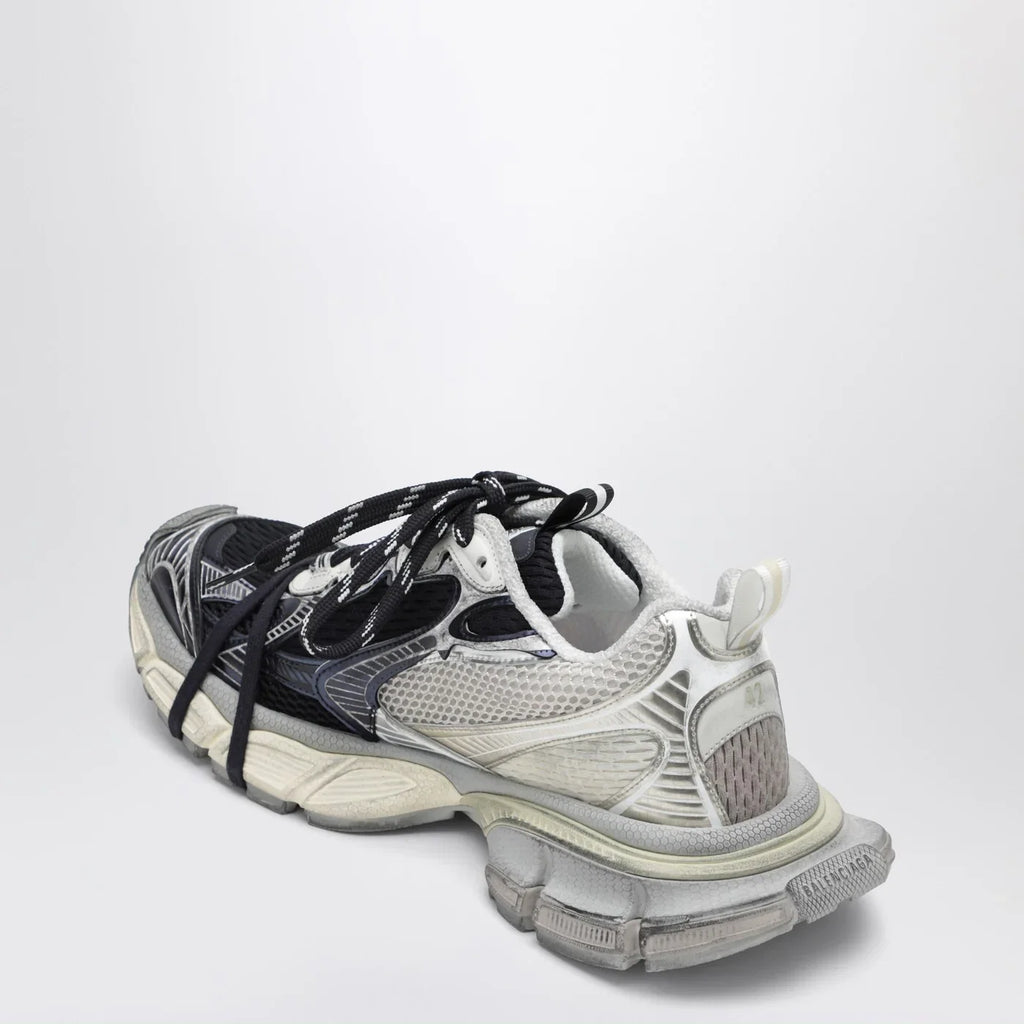 Balenciaga 3XL Split Logo Sneakers in light yellow/red/navy