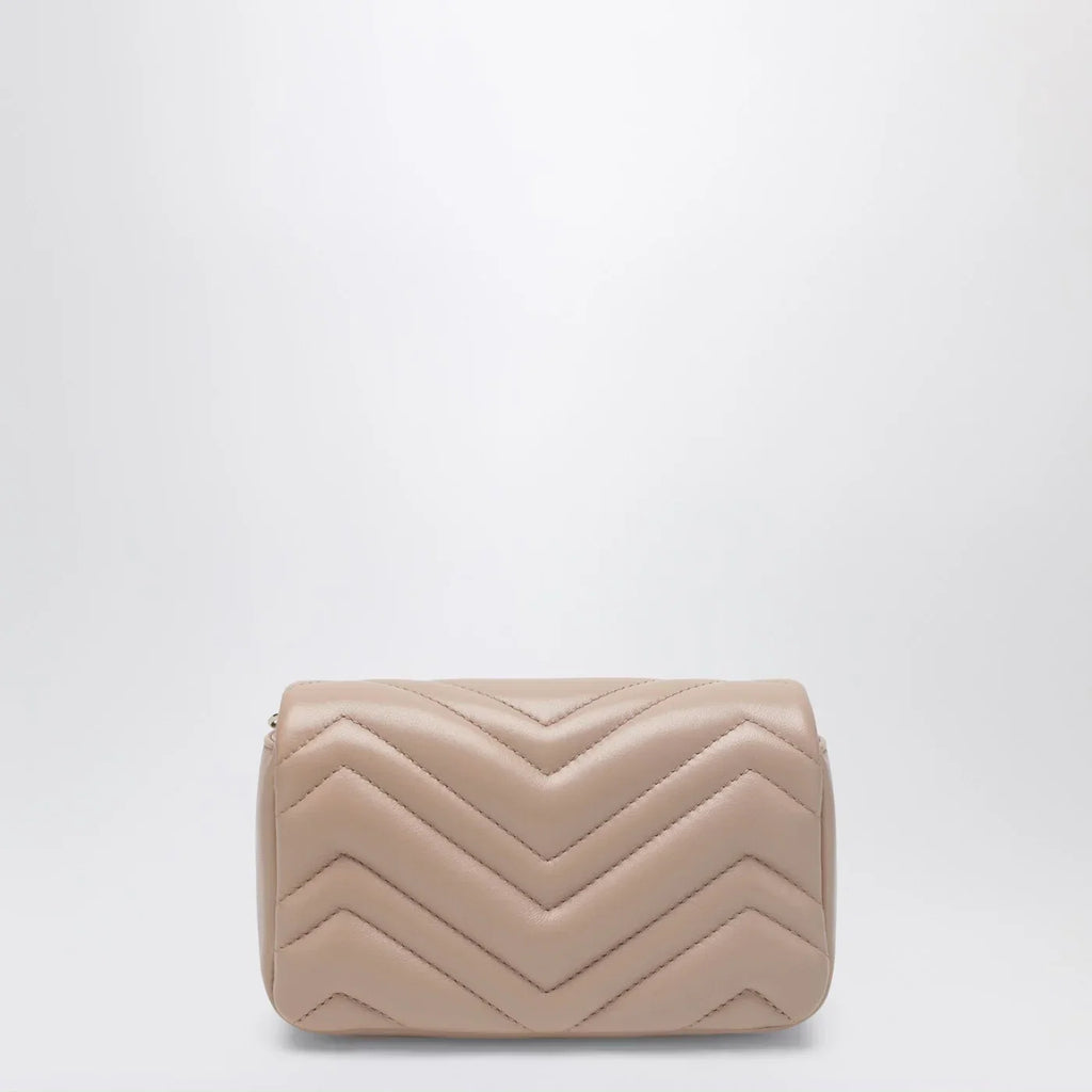 GUCCI Mini GG Marmont shoulder bag in pale pink