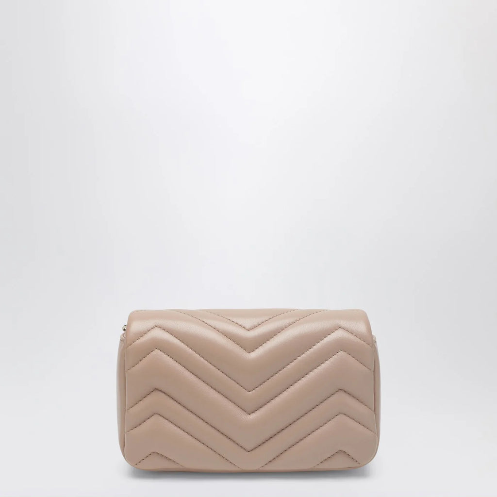 GUCCI Mini GG Marmont shoulder bag in pale pink