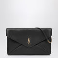 Saint Laurent Cassandre XXL black envelope bag with chain