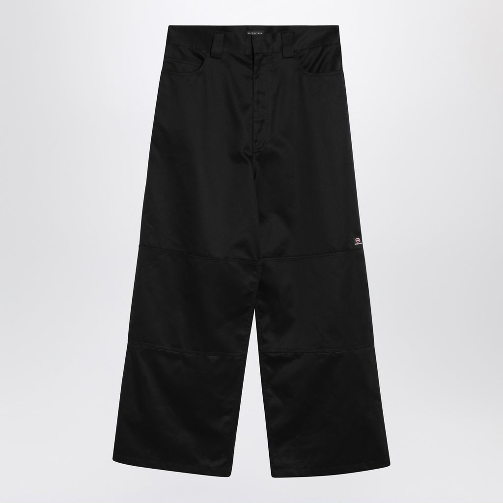 Black Balenciaga Utility Workwear Pants