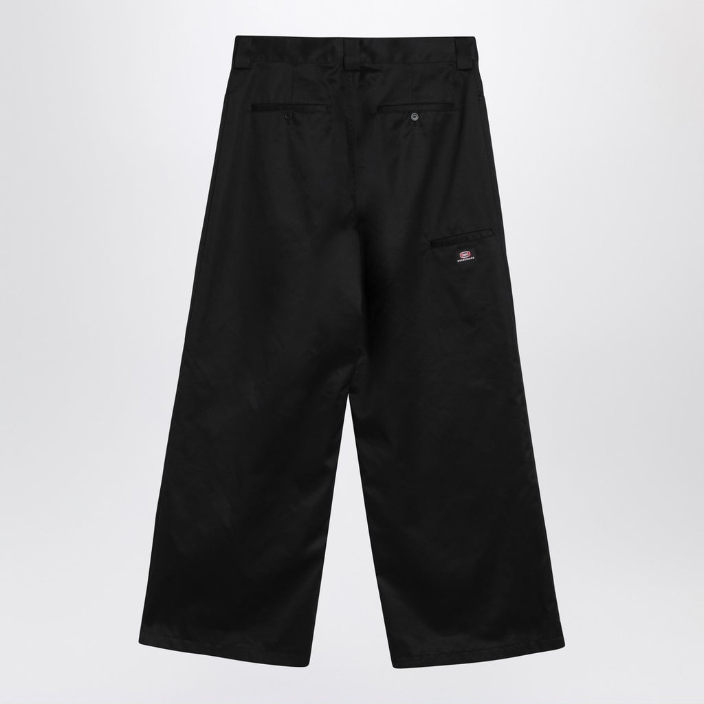 Black Balenciaga Utility Workwear Pants