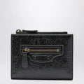 Balenciaga Le City bi-fold lambskin wallet in black