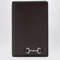 GUCCI Cocoa long cardholder with Horsebit