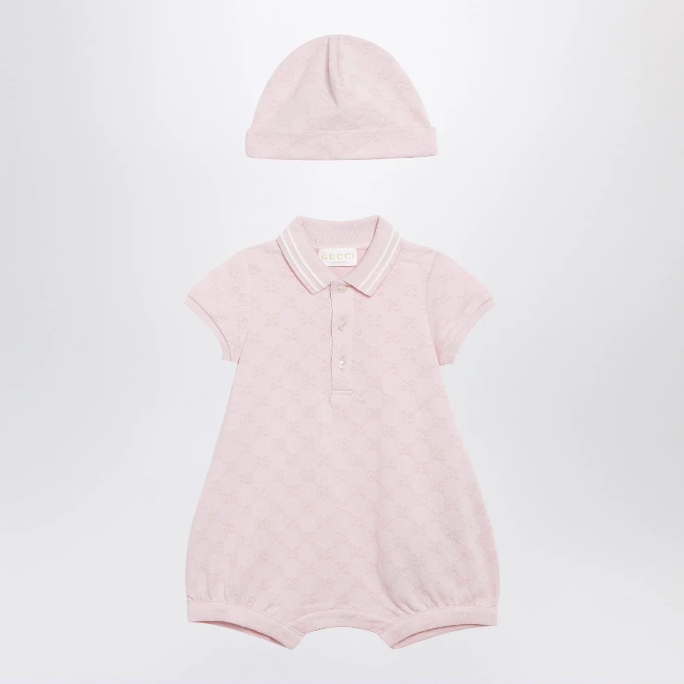 GUCCI Pink GG cotton two-piece set