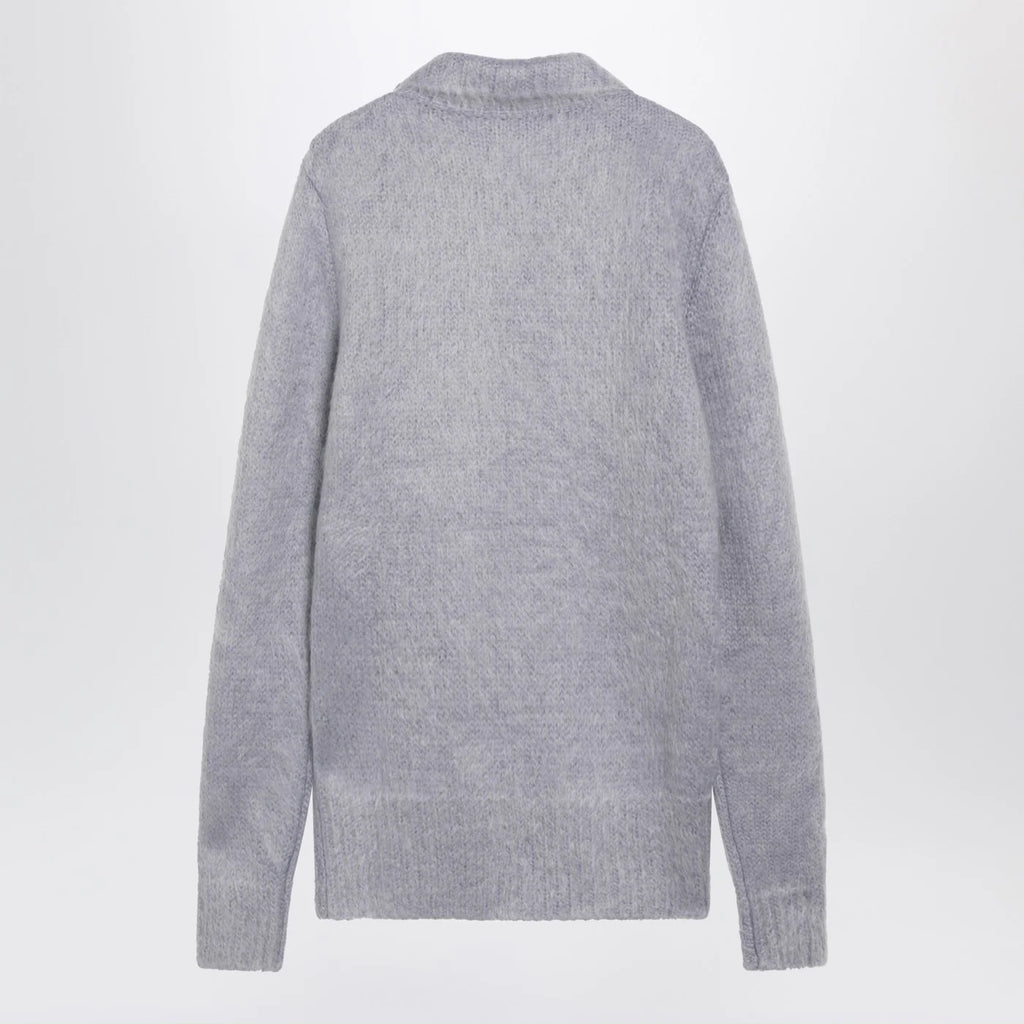 GUCCI Brushed mohair wool cardigan