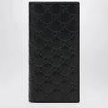 GUCCI Black GG Emblem long wallet