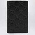 GUCCI Black GG Emblem vertical card holder