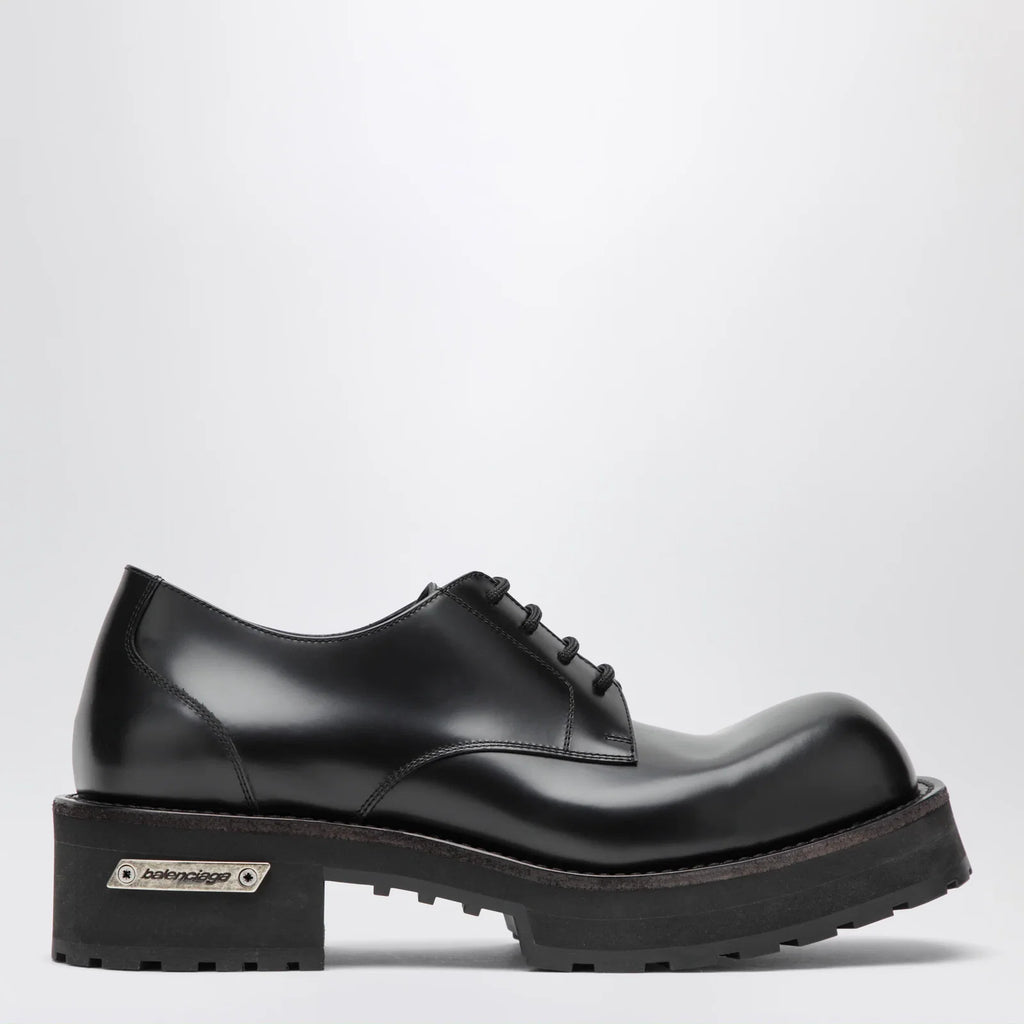 Balenciaga Denom derby shoes in calfskin leather