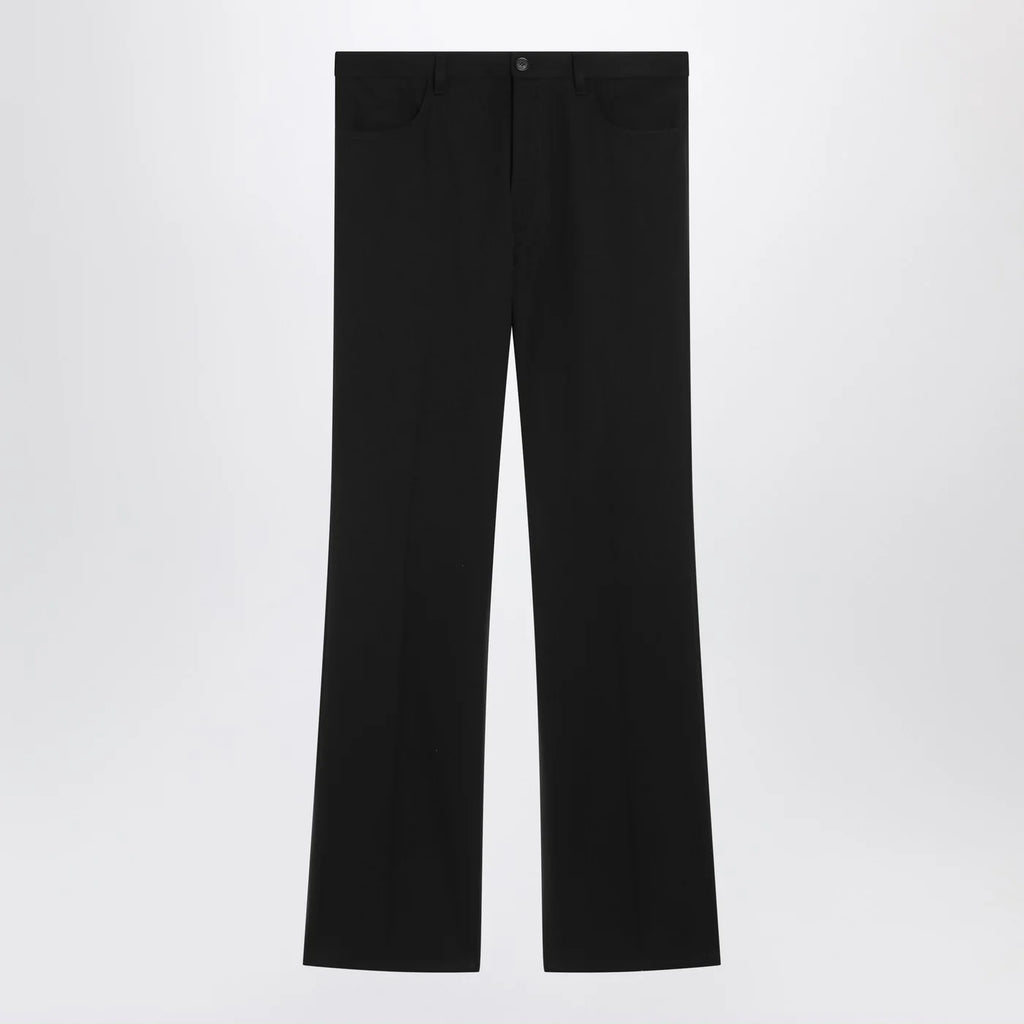 Balenciaga Black regular fit tailored trousers