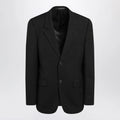 Balenciaga Black single-breasted wool jacket