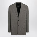 Balenciaga Khaki and brown gingham jacket