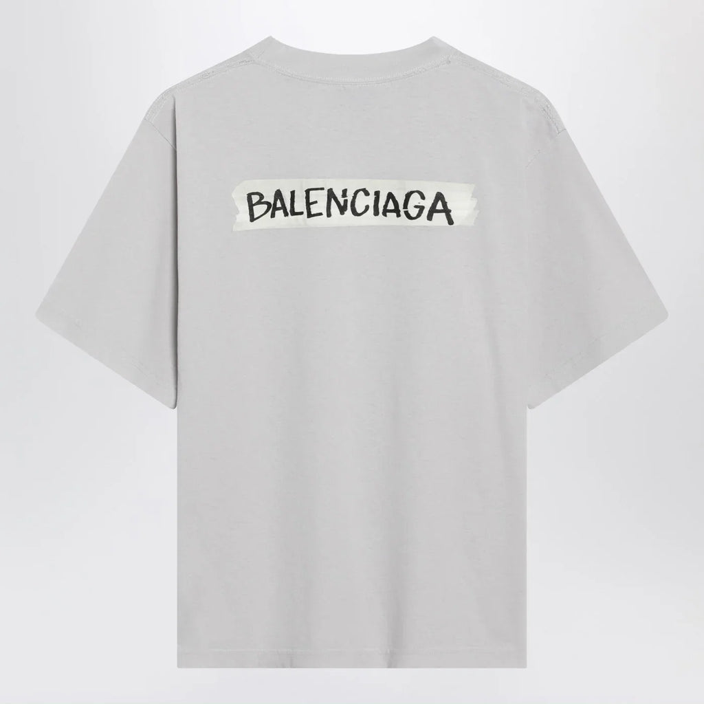 Balenciaga White Masking Tape T-shirt, medium fit