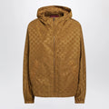 GUCCI Technical jacquard jacket with brown GG pattern
