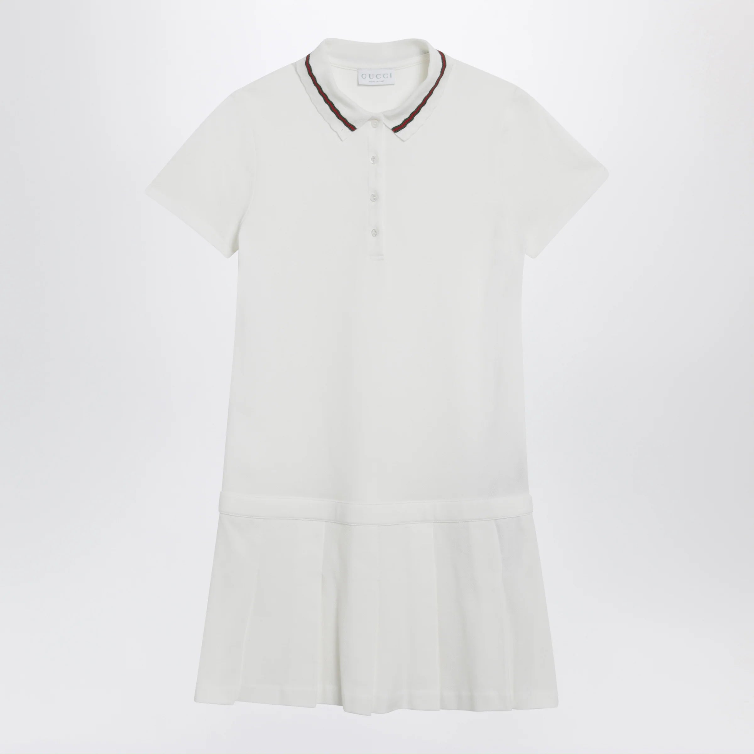 GUCCI Web Logo Polo Mini Dress