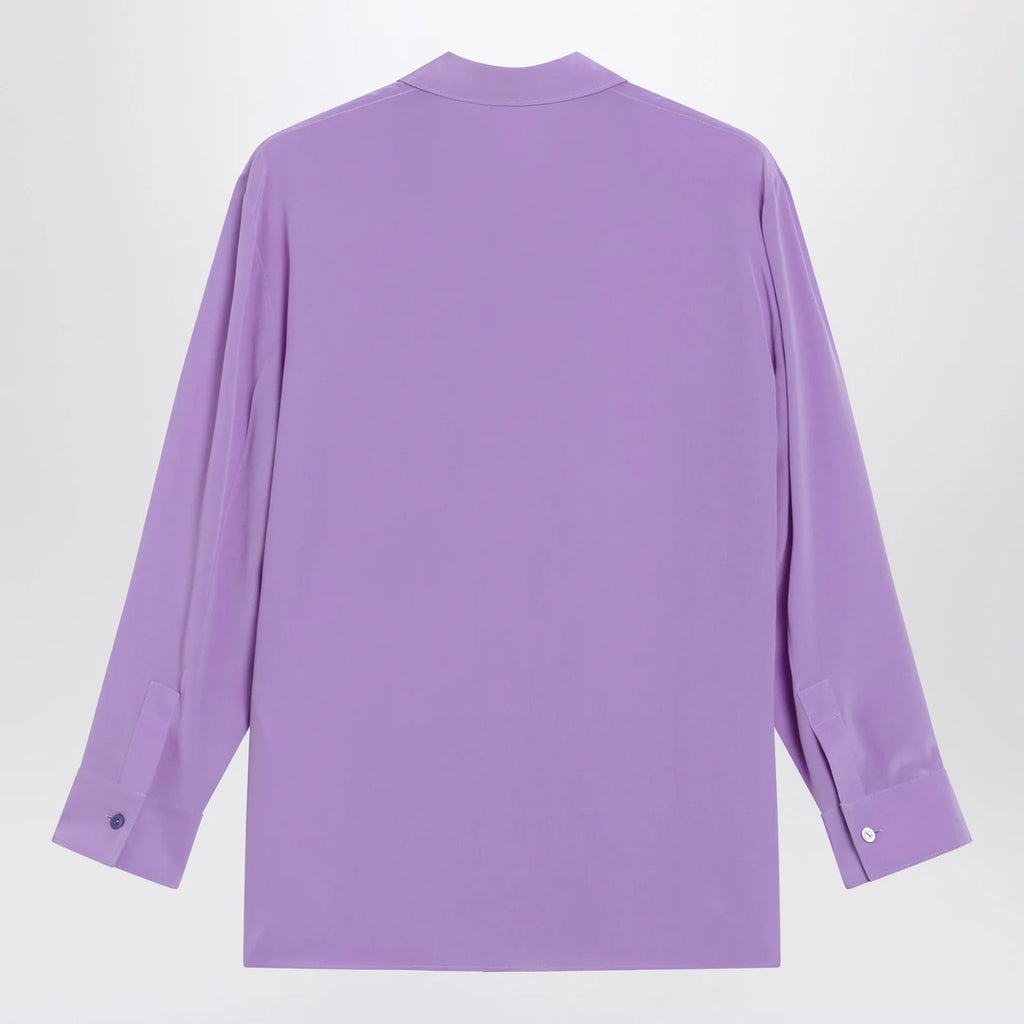 GUCCI Purple silk shirt