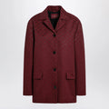 GUCCI Rosso Ancora GG-fabric jacket with crystals