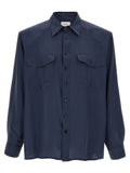Saint Laurent Viscose And Silk Shirt