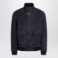 GUCCI Blue leather jacket