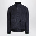 GUCCI Blue leather jacket