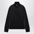 GUCCI Dark blue technical jersey sweatshirt