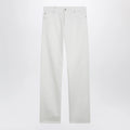 GUCCI White trousers with Horsebit detail